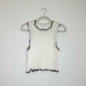 Urban Outfitters Knit- Lettuce Hem Top